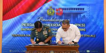 TNI AL Perkuat Sinergisitas Antar Lembaga, Kasal Teken PKS dengan BRIN