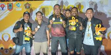 Tanpa Dukungan Pemprov, Dua Atlet PWI Papua Barat Raih 3 Medali di Porwanas XIV 2024