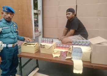 TNI AL Berhasil Gagalkan Penyelundupan Rokok Ilegal di Banten