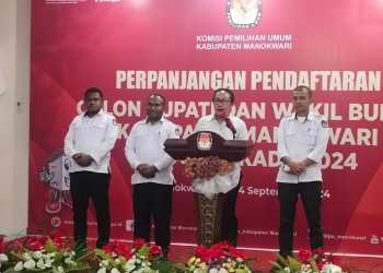 Perpanjangan Pendaftaran Pilkada Manokwari, Ketua KPU : Belum Ada Yang Mendaftar