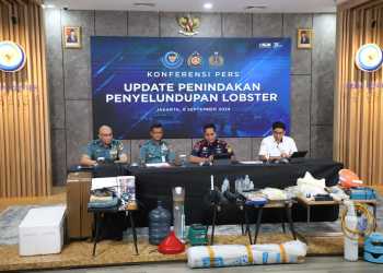 TNI AL & KKP Gagalkan Penyelundupan Benih Lobster Senilai Rp. 7,4 Milyar di Parung Bogor
