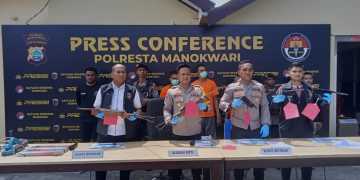 Polisi Ungkap Perdagangan Senpi Rakitan di Manokwari