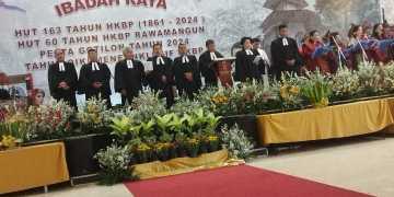 HUT HKBP ke-163 Tahun dan HKBP Rawamangun ke-60 Tahun, Jemaat HKBP Rawamangun Gelar Ibadah Syukur Sekaligus Pesta Gotilon