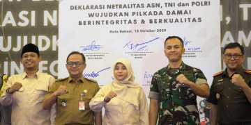 Tingkatkan Sinergisitas, Bawaslu Gelar Deklarasi Netralitas ASN, TNI, & Polri
