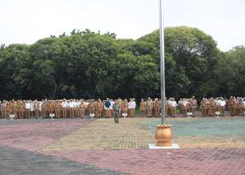 Pj Wali Kota Bekasi Gelar Apel Pagi Sampaikan Point Penting Presiden RI