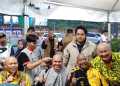 Cagub/Cawagub Ansar Ahmad dan Nyangyang Harris Pratamura Unggul, Sejumlah Simpatisannya Botak Rambut