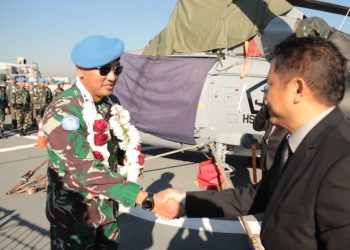 USAI SINGGAH DIBEBERAPA NEGARA, KRI SULTAN ISKANDAR MUDA-367 TIBA DI BEIRUT LEBANON