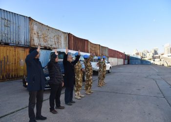 TUNTASKAN MISI PERDAMAIAN, DUBES LBBP RI UNTUK LEBANON LEPAS KEBERANGKATAN KRI DIPONEGORO-365 KEMBALI KE TANAH AIR