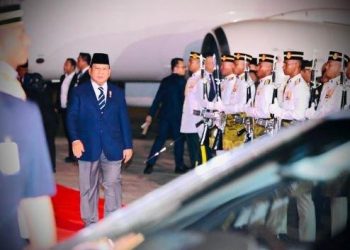 Presiden Prabowo Tiba di Malaysia Dalam Kunjungan Kenegaraan