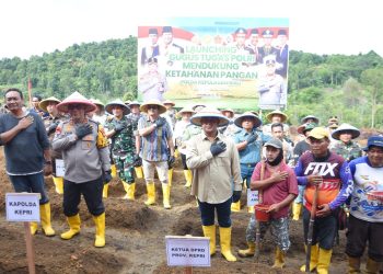 DUKUNG KETAHANAN PANGAN NASIONAL, POLDA KEPRI AKAN TANAM 30.000 BIBIT JAGUNG