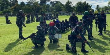 Mengasah Kemampuan Tempur, Rindam XVIII Kasuari Gelar Latihan