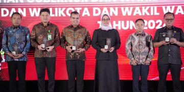 Pj. Wali Kota Hadiri Rapat Evaluasi Pelaksanaan Pemilukada oleh KPU Kota Bekasi