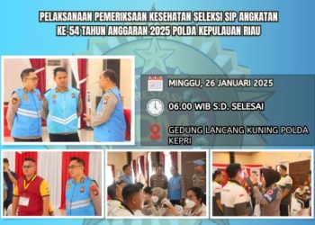 POLDA KEPRI TINGKATKAN SDM POLRI MELALUI SELEKSI & PELATIHAN PROFESIONAL