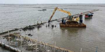 Pagar Laut di Tarumajaya Bekasi Dibongkar TPRN