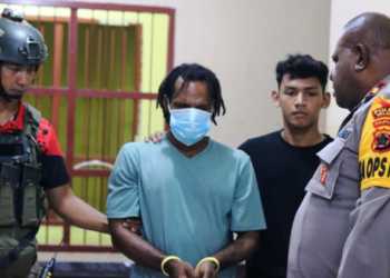 Anggota KKB Pimpinan Aske Mabel Digiring ke Polda Papua