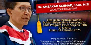 Amsakar Achmad Resmi Raih Gelar Doktor, Muhammad Rudi hingga Ansar Ahmad Turut Hadir