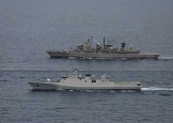 Satgas MTF TNI Konga XXVIII-P/UNIFIL Gelar LAdvance Maneuvering Exercise di Laut Mediterania Guna Perkuat Interoperabilitas Antar Kapal