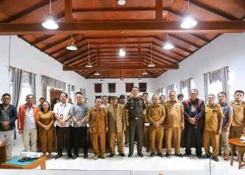 Pemkab Humbahas Ikuti Monitoring Aplikasi Berbasis Informasi dan Teknologi IT Pengelolaan Dana Desa/Kelurahan yang Digelar Kejari Humbahas