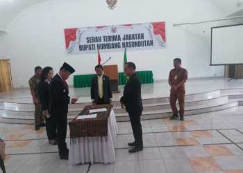 Pemkab Humbang Hasundutan Gelar Serah Terima Jabatan Bupati Periode 2025 – 2030