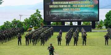 Kapoksahli Pangdam XVIII Kasuari Pimpin Riksiap Ops Satgas Pamtas RI-PNG Kewilayahan