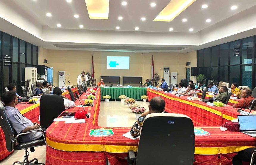 Pertemuan SKALA dengan (MRP) dan BP3OKP di provinsi Papua Barat Daya//IST