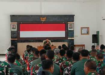 Pangdam XVII Cenderawasih Mayjen TNI Rudi Puruwito, S.E., M.M saat di RS Marthen Indey, Kota Jayapura//ISTIMEWA