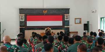 Pangdam XVII Cenderawasih Mayjen TNI Rudi Puruwito, S.E., M.M saat di RS Marthen Indey, Kota Jayapura//ISTIMEWA