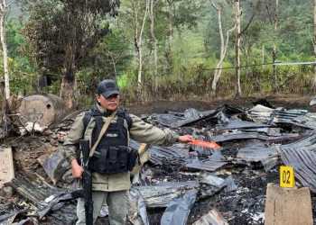 Polisi Gelar Olah TKP di Lokasi Penyerangan TPNPB di Yahukimo Papua
