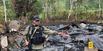 Polisi Gelar Olah TKP di Lokasi Penyerangan TPNPB di Yahukimo Papua