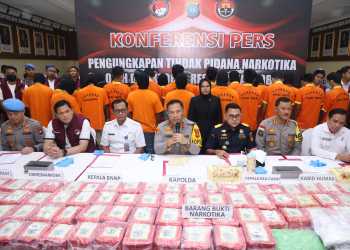 Polda Kepri Ungkap 19 Kasus Narkoba Periode Maret, Sita 94,5 Kg Sabu Dan Ekstasi 4.043 Butir
