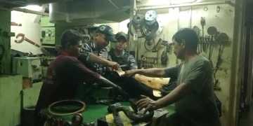 Unsur TNI AL, KRI Matabongsang-873 Selamatkan Kapal MV Serenity-09 Yang Mengalami Kerusakan Mesin Di Samudera Pasifik