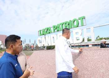 Hilangnya Dua Huruf Tulisan Plaza Patriot Candrabhaga Bekasi, Wali Kota Langsung Turun Tangan