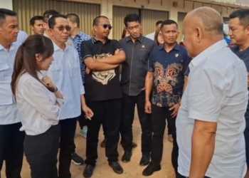 Diduga Tak Punya Izin, Kepala dan Wakil Kepala BP Batam Hentikan Aktivitas Cat and Fill PT. Bintan Jaya Husada