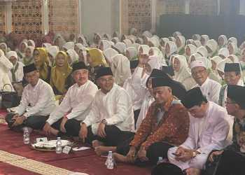 Tampil Kompak, Wali dan Wakil Wali Kota Hadiri Lebaran Bekasi