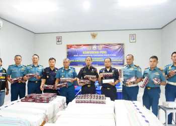 TNI AL Gagalkan Penyeludupan Rokok Ilegal Senilai Rp. 432,63 Juta di Gorontalo