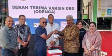 Freeport Indonesia Sumbang 6.000 Dosis Vaksin Demam Berdarah di Mimika