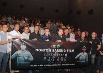 Polres Blitar Gelar Nobar film Sayap – Sayap Patah