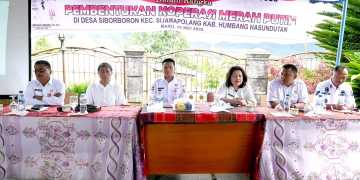 Musyawarah Desa Khusus Pembentukan Koperasi Merah Putih di kecamatan Sijamapolang