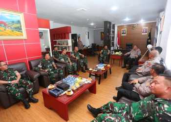 Kapolda Kepri Terima Kunjungan Silaturahmi Pangdam I/BB di Polda Kepri