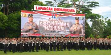 Wakapolda Kepri Pimpin Upacara Hari Kebangkitan Nasional