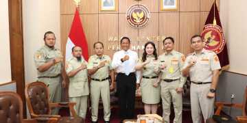 Usai Dikukuhkan DPP LVRI, Wamenhan RI Terima Kunjungan Kehormatan PP PPM dibawah Kepemimpinan Paramita