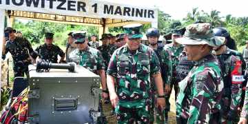 Live Firing Test, TNI AL  Kerahkan Roket MlRS 90B dan Meriam 35 MM