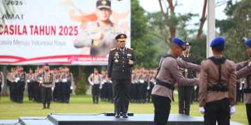Upacara Peringatan Hari Lahir Pancasila 2025, Kapolda Kepri Tekankan Penguatan Ideologi dan Disiplin Personel
