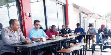Perkuat Sinergitas, Polisi Bertemu Wartawan Papua Barat