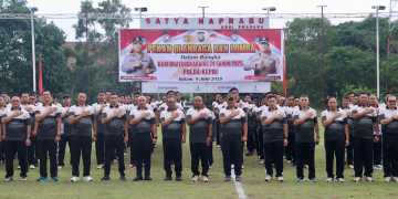 Polda Kepri Gelar Upacara Pembukaan Pekan Olahraga dan Lomba Dalam Rangka Hari Bhayangkara Ke-79 Tahun 2025