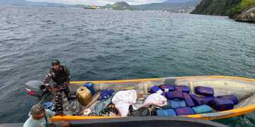 TNI AL Gagalkan Penyelundupan BBM dan Hasil Laut Bernilai Tinggi di Perairan Perbatasan RI-PNG