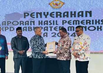 BPK RI Beri Opini WDP atas LKPD Pemkab Manokwari TA 2024