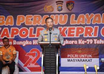 Kapolda Kepri Resmi Buka Lomba Perahu Layar Jong: Angkat Budaya Lokal Untuk Rayakan Hari Bhayangkara Ke-79