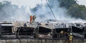 Dishub: 20 Bus Transjakarta Terbakar di Rawa Buaya Bukan Aset Pemprov