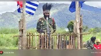Peringati Proklamasi 1 Juli 1971, Tentara Papua Merdeka Gelar Upacara